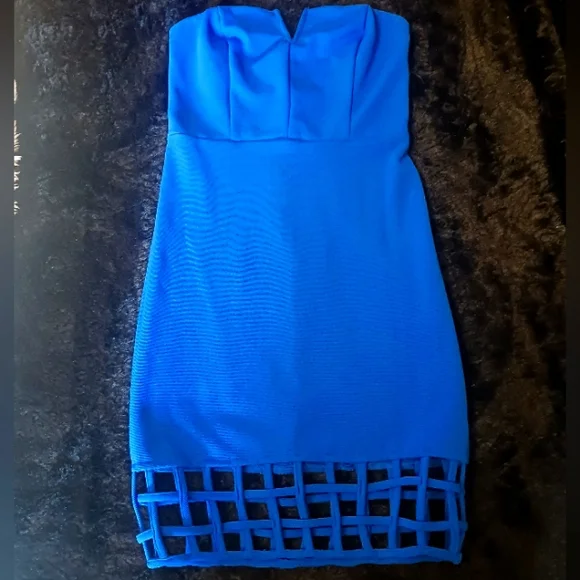 Charlotte Russe | Dresses | Charlotte Russe Blue Tube Dress With Cage Detail | Poshmark Charlotte Russe | Dresses | Charlotte Russe Blue Tube Dress With Cage Detail | Poshmark